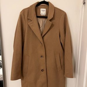 Abercrombie Wool Blend Dad Coat